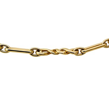 9ct gold 16.6g 18 inch unusual Chain